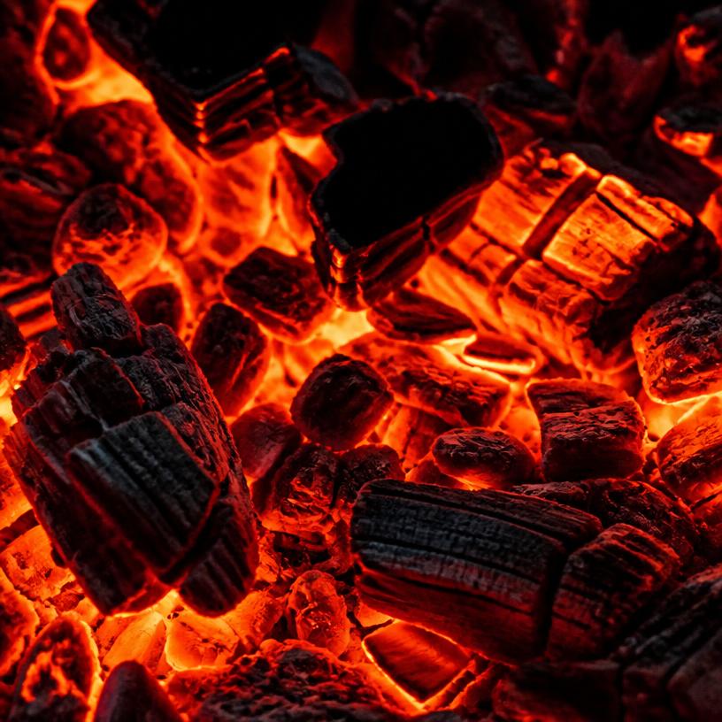 Brasas incandescentes